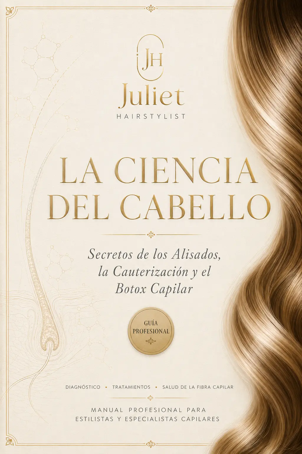 Portada del manual profesional La Ciencia del Cabello