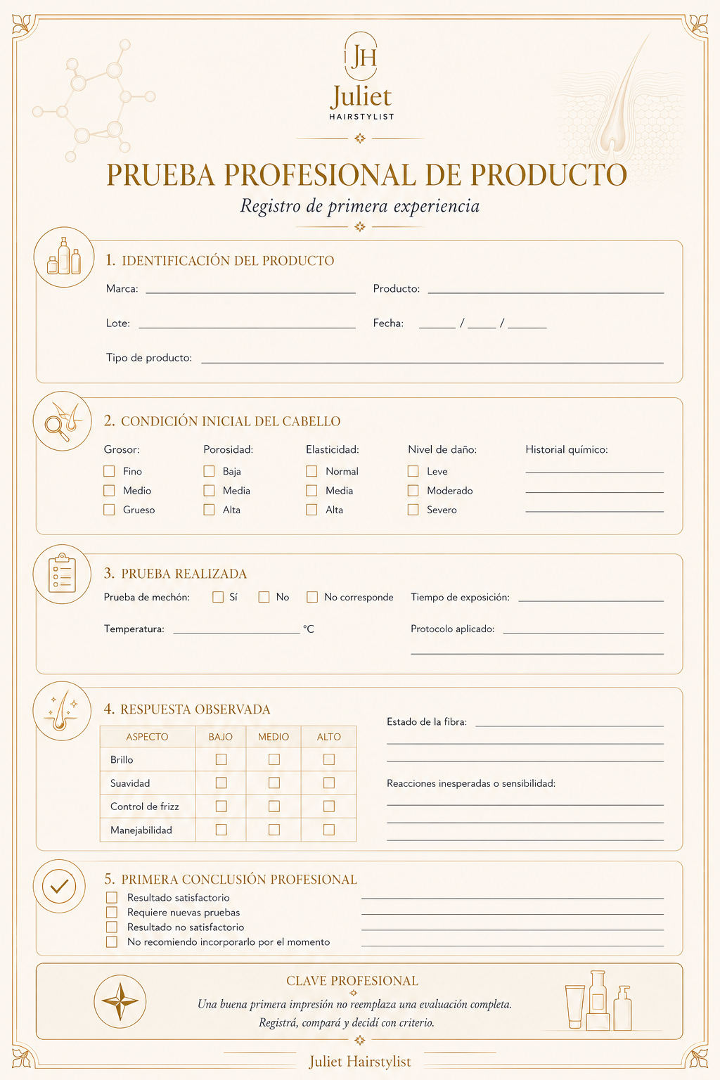Página real Pro: Prueba profesional de producto